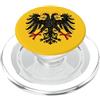 Heiliges Römisches Reich Banner Bandiera del Sacro Romano Doppia Testa Aquila PopSockets PopGrip per MagSafe