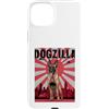 Belgian Malinois Puppy Lover PS Custodia per iPhone 15 Plus Divertente retrò giapponese Dogzilla belga Malinois amante dei cani