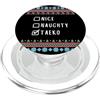 Taeko Nice Naughty Christmas Name Funny Simpatica Birichina Natale Taeko Maglione Bruto PopSockets PopGrip per MagSafe