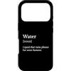 Molla a molla bianca Custodia per iPhone 17 Pro La definizione di salute dell'acqua salva vite