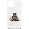 Bookworm Raccoon Reading Healing Custodia per iPhone 13 Leggere invece di guarire carino procione amante dei libri
