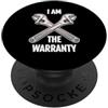 Mechanic Garage Gifts Co Garanzia Parti Auto Da Corsa Meccanico Divertente Riparazione Guy Design PopSockets PopGrip Adesivo