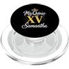 Mis Quince Samantha Tees Mis Quince Samantha 15 Quinceanera Messicano Compleanno XV Sam PopSockets PopGrip per MagSafe