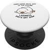SilentPancake Sleepy Duck Diligence Future Rilassati ora PopSockets PopGrip Adesivo