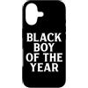 Fun Black Boy Of The Year Statement Tops Custodia per iPhone 17 Ragazzo nero dell'anno | Divertente scherzo bavaglio