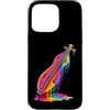 Orchestra-Musica-Strumento Accessori Reg Custodia per iPhone 15 Pro Max Dulcimerista Drip-Painting-Art 80s 90s Giocatore di Dulcimer