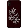 Sea Ocean Squid Octopus and Cuttlefish A Custodia per iPhone XS Max Y2K 90s Squid sotto le stelle