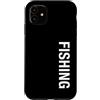 Funny Fishing Tees & Gifts Custodia per iPhone 11 Pesca verticale