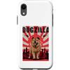 Chow Chow Puppy Lover PS Custodia per iPhone XR Divertente retrò giapponese Dogzilla Chow Chow amante dei cani