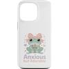 Cute Kawaii Anxious Frog Pastel Aestheti Custodia per iPhone 13 Pro Amante della rana pastello Kawaii ansioso ma adorabile