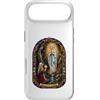 Holy Art Custodia per iPhone Air Nostra Signora Di Lourdes Mariano Cattolico Gotico Mosaico Icona Arte