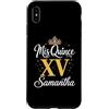 Mis Quince Samantha Tees Custodia per iPhone XS Max Mis Quince Samantha 15 Quinceanera Messicano Compleanno XV Sam