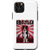Border Collie Puppy Lover PS Custodia per iPhone 11 Pro Divertente retrò giapponese Dogzilla Border Collie amante dei cani