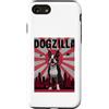 Boston Terrier Puppy Lover PS Custodia per iPhone SE (2020) / 7/8 Divertente retrò giapponese Dogzilla Boston Terrier amante dei cani