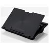 Q-Connect Supporto ergonomico per computer portatile, in plastica, nero, 37,6 x 28 x 5,8 cm, 0,88 kg