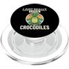 Funny Crocodile Hunter Costume Adult Des Adoro davvero i coccodrilli Divertente coccodrillo PopSockets PopGrip per MagSafe