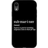 Pigboat Combat Open Sea Veteran Ocean De Custodia per iPhone XR Sottomarino sottomarino sommergibile a propulsione nucleare