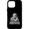 Ancient Greek Philosophy Aristotle Icon Custodia per iPhone 16 Pro Max Ritratto filosofo greco antico di Aristotele