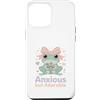 Cute Kawaii Anxious Frog Pastel Aestheti Custodia per iPhone 12 Pro Max Amante della rana pastello Kawaii ansioso ma adorabile