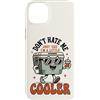 Retro Travel Car Camping Fridge 70s Sill Custodia per iPhone 14 Plus Don't Hate Me Cos I'm A Little Cooler - Divertente scatola per il ghiaccio da picnic