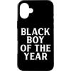 Fun Black Boy Of The Year Statement Tops Custodia per iPhone 16 Plus Ragazzo nero dell'anno | Divertente scherzo bavaglio