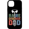 Rare Disease Warrior Gifts for Women and Custodia per iPhone 14 Plus Mese di sensibilizzazione sulle malattie rare Zebra febbraio Malattia rara