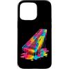 Orchestra-Musica-Strumento Accessori Reg Custodia per iPhone 15 Pro Max Dulcimerista Drip-Painting-Art 80s 90s Giocatore di Dulcimer