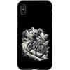 mountainbike action rocks trail cycling Custodia per iPhone XS Max Mountain Bike Rocks Trail Montagne Ciclismo