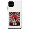 Beagle Puppy Lover PS Custodia per iPhone 11 Divertente retrò giapponese Dogzilla Beagle amante dei cani