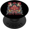 TOKYO WAVES Oni Mask Designs Maschera giapponese del diavolo Yokai del diavolo Hannya Giappone Oni PopSockets PopGrip Adesivo