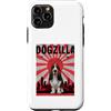 Basset Hound Puppy Lover PS Custodia per iPhone 11 Pro Divertente retrò giapponese Dogzilla Basset Hound Dog Lover