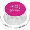 Smart Girl Gifts Sono intelligente, sono forte e posso fare qualsiasi cosa io sia una ragazza PopSockets PopGrip per MagSafe