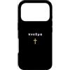 33ANDME Jesus King Christian Faith minim Custodia per iPhone 17 Pro PNEUMA Citazione greca Spirito Soffio Vitale con croce Gesù