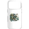 Simmon's Merch Custodia per iPhone 17 Pro Majestic Dragon Design, design a forma di nuvole vorticose, modello S35