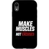 IronFit Workout Motivation Custodia per iPhone XR Fare muscoli non scuse palestra allenamento fitness