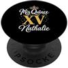 Mis Quince Nathalie Tees Mis Quince Nathalie 15 Quinceanera Messicano Compleanno XV Festa PopSockets PopGrip Adesivo