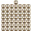 BIKICOCO - 1.5 cm Fibbie a Rullo per Borse, colletti e borsette, Bronzo - 50 Pezzi