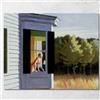 CheQuadro! Cape cod Morning Mattina A Cape cod Edward Hopper, eho7 Quadro Stampato su Tela Fine Art, Intelaiato Pronto da Appendere, assemblato a Mano, 75x60 cm
