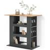 Livinity Tavolo da bar Regusa, Rovere dorato/antracite, 110 x 65 cm