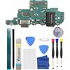 iParto Kit di ricambio per porta di ricarica per Samsung Galaxy A52 5G SM-A526B SM-A526B/DS USB Flex Dock Connector ricarica Flex ricambio con attrezzi