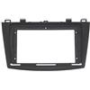 QZIVNBPM Kit Cornice Pannello Cruscotto Autoradio 2 DIN Adatta Per MAZDA 3 2004-2012 Con Lettore Audio Stereo Automatico Mascherina Stereo Adattatore Plancia Telaio(For 2009-2012)