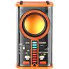 Dzaayediiy Mecha - Altoparlante wireless Bluetooth trasparente, portatile, con luce LED, suono stereo, 12 ore di riproduzione, altoparlante portatile senza fili per feste, spiaggia, campeggio,