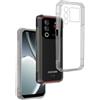REY Pack 3X Cover in Gel TPU Trasparente per DOOGEE Blade 10 Max, Ultra Sottile 0,33 mm, Morbido Flessibile, Custodia Silicone