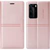 OKZone Cover per Huawei P40 PRO, Custodia Flip Pelle Portafoglio Magnetica Libro con Slot Schede, Slim Silicone TPU Bumper Wallet Supporto Case, Antiurto Cover per Huawei P40 PRO (Rosa)