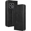 RonRun Cover OnePlus 13R, Custodia a Libro con Supporto Stand e Slot Porta Carte Case a Portafoglio Magnetica in Pelle PU Adatto per OnePlus 13R, nero