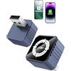 GCNWW Adattatore wireless CarPlay 4 in 1 e dongle auto Android, supporta AirPlay e MirrorLink Screen MirrorLink, connessione veloce stabile a 5,8 GHz, Plug and Play per auto con cavo CarPlay di