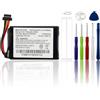 SwarKing Batteria di ricambio VFAD AHA1111008 VF6P compatibile con Tomtom Go 5000/Go 6000/Go 6200 con toolkit