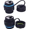Lonlonty 2 prese RJ45 per montaggio a pannello, IP68, impermeabili | Cat7/CAT6/CAT5 schermato, antipolvere, connettore per cavi Ethernet LAN, per uso industriale e esterno