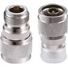 Vecys 2 PCS Adattatore Connettore N Adattatore Cavo Coassiale Tipo N Maschio a Tipo N Femmina 50 Ohm per Antenna WiFi Radio CB