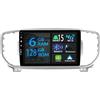 Keconsing 【6+128GB】 9 Pollici Android 15 Autoradio per KIA KX5 Sportage 4 2016-2019 Radio Carplay Stereo Wireless In-dash Car Play GPS Auto Navi Screen Bluetooth Navigatore Player Touchscreen Tocco FM SWC